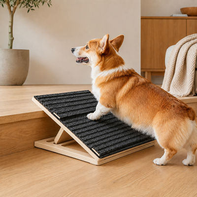 Foldable Wooden Dog Stairs for Small Dogs