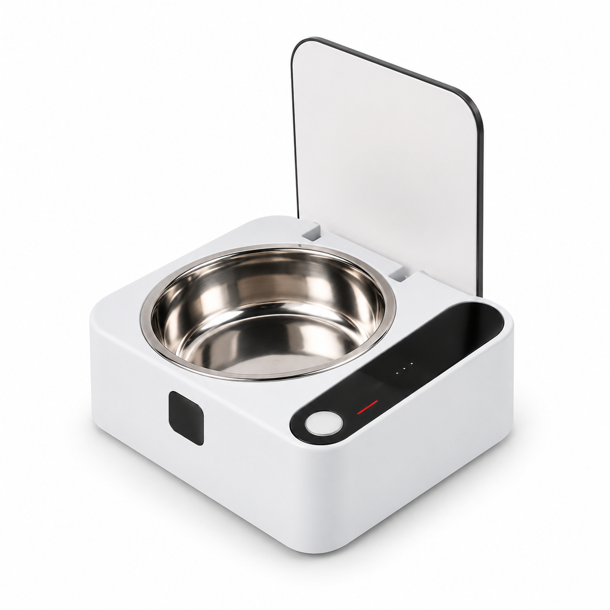Smart Motion Sensor Covered Cat Bowl with Auto Open Lid