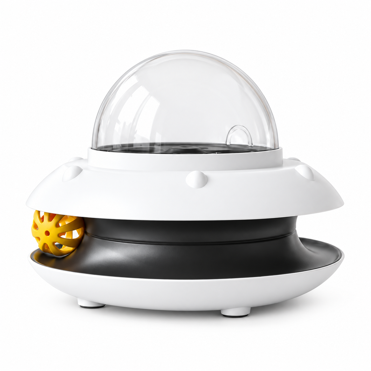 PawOrbit UFO Motion-Activated Cat Treat Dispenser Toy