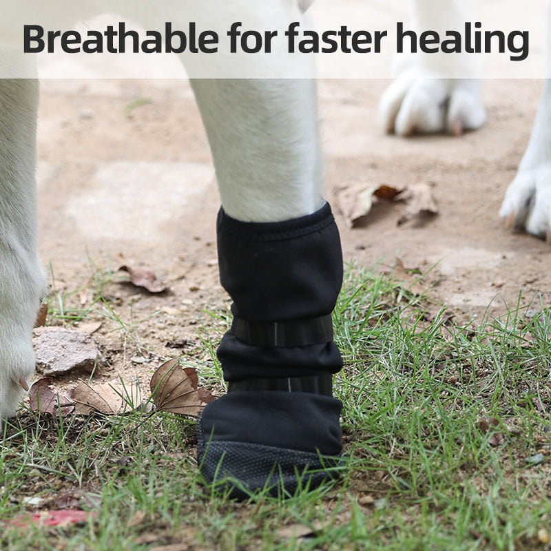 Protective Dog Paw Boot with Anti-Slip Sole