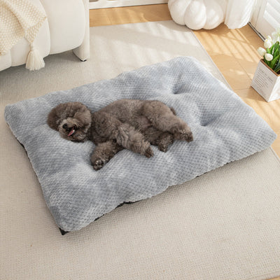 Pineapple Plush Pet Mat, Non-Slip Base