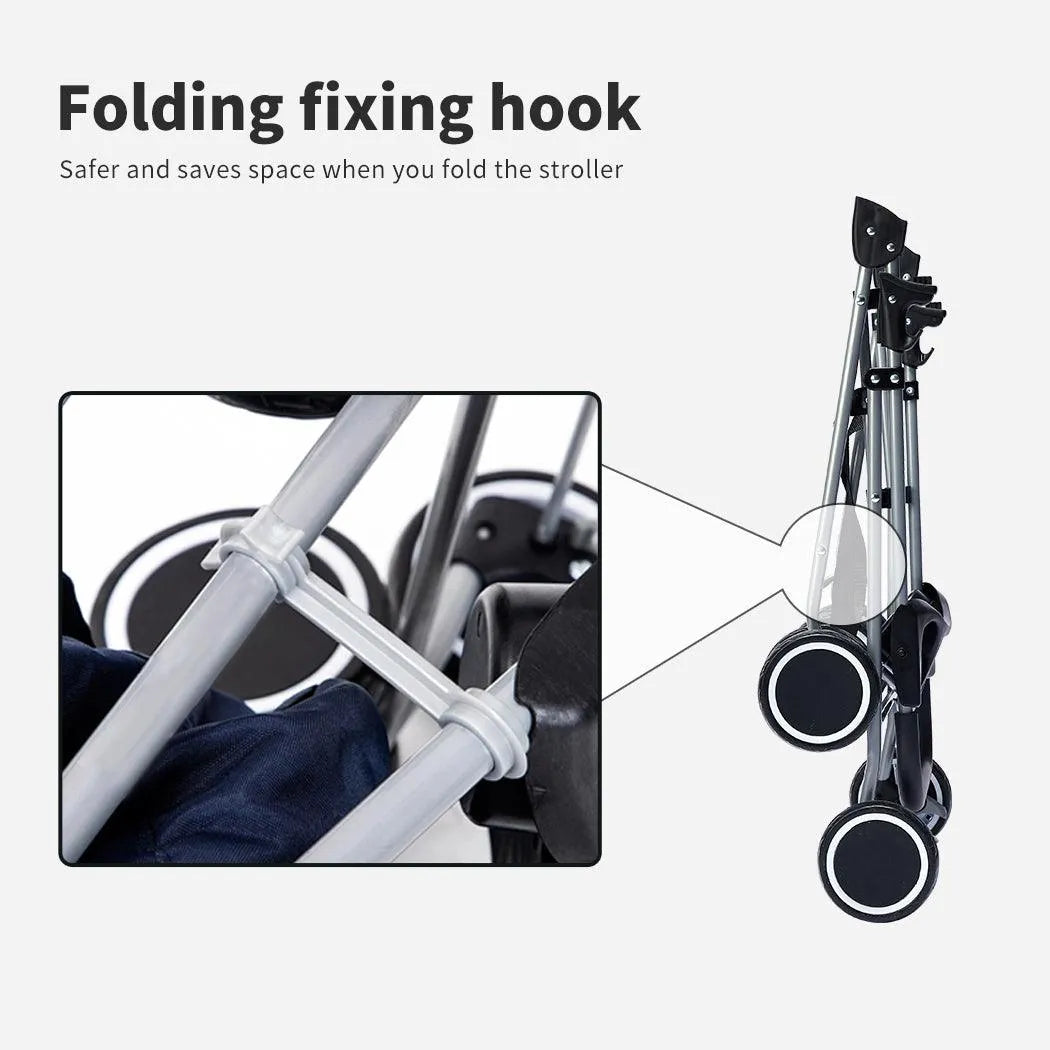 Foldable Pet Stroller for Dogs and Cats up to 15kg