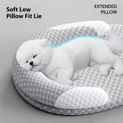 Easepuppy Dog Cooling Mat - Cooling Fibre, Neck Pillow