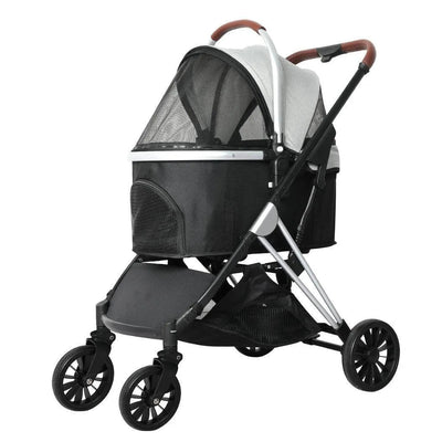 Deluxe 3-in-1 Pet Stroller with Aluminium Frame