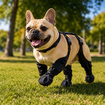 Stay-On Waterproof Dog Boots Suit for Rain & Mud