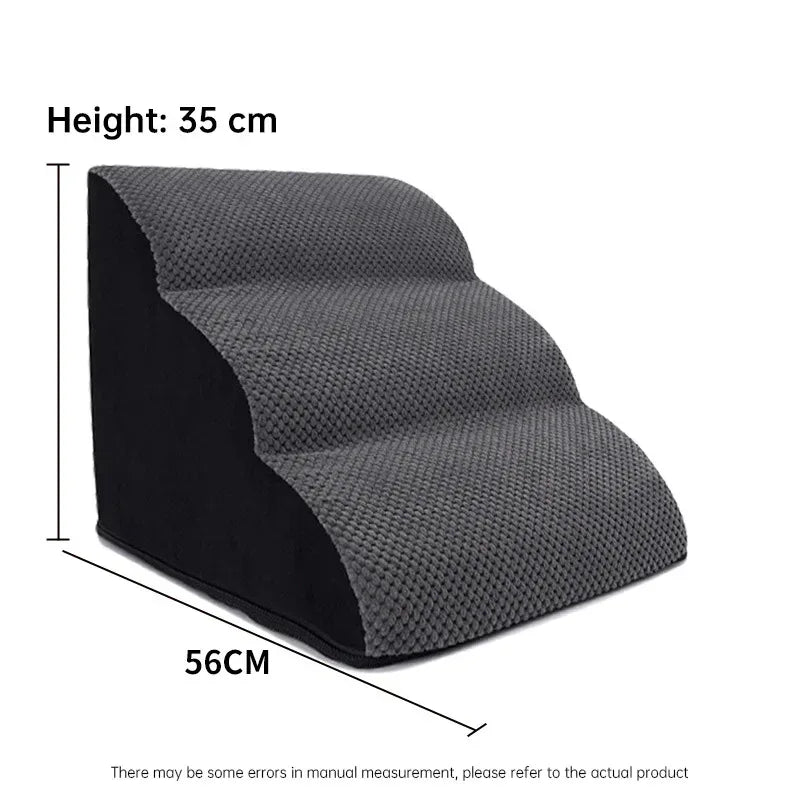 Memory Foam Pet Stairs with Non-Slip Washable Cover