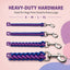 Heavy-Duty Braided Dog Leash with Chain-Control Collar
