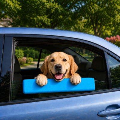 Dog Car Window Chin Rest Cushion for Road Trips
