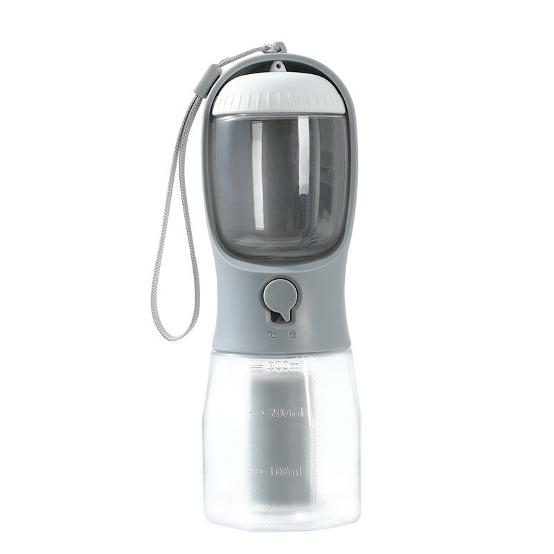 3-in-1 Portable Dog Water Bottle with Food Holder