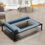 Elevated Mesh Dog Bed with Removable Cushion