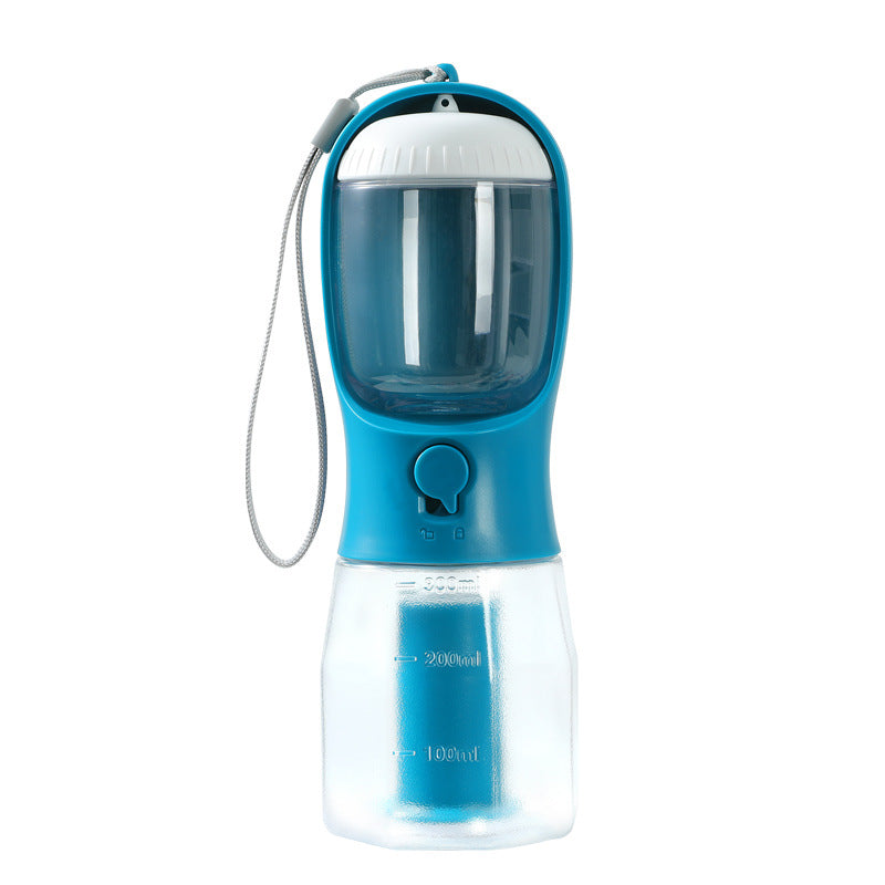 3-in-1 Portable Dog Water Bottle with Food Holder