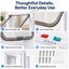 4-Way Locking Cat Door for Interior Doors