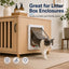 4-Way Locking Cat Door for Interior Doors