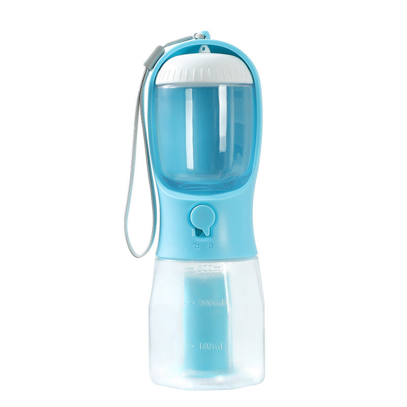 3-in-1 Portable Dog Water Bottle with Food Holder