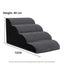Memory Foam Pet Stairs with Non-Slip Washable Cover