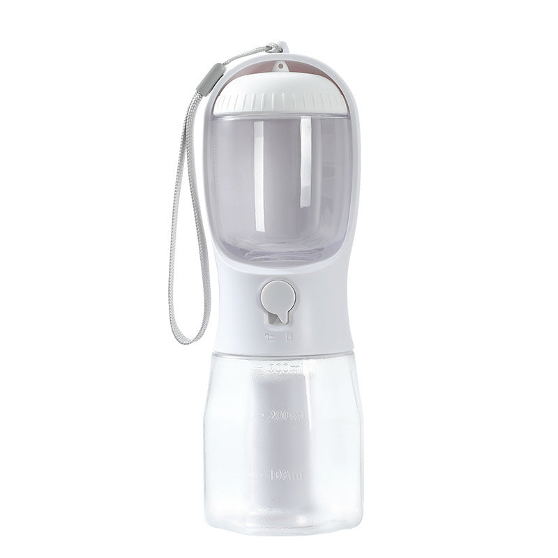 3-in-1 Portable Dog Water Bottle with Food Holder