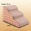 Memory Foam Pet Stairs with Non-Slip Washable Cover