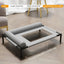 Elevated Mesh Dog Bed with Removable Cushion
