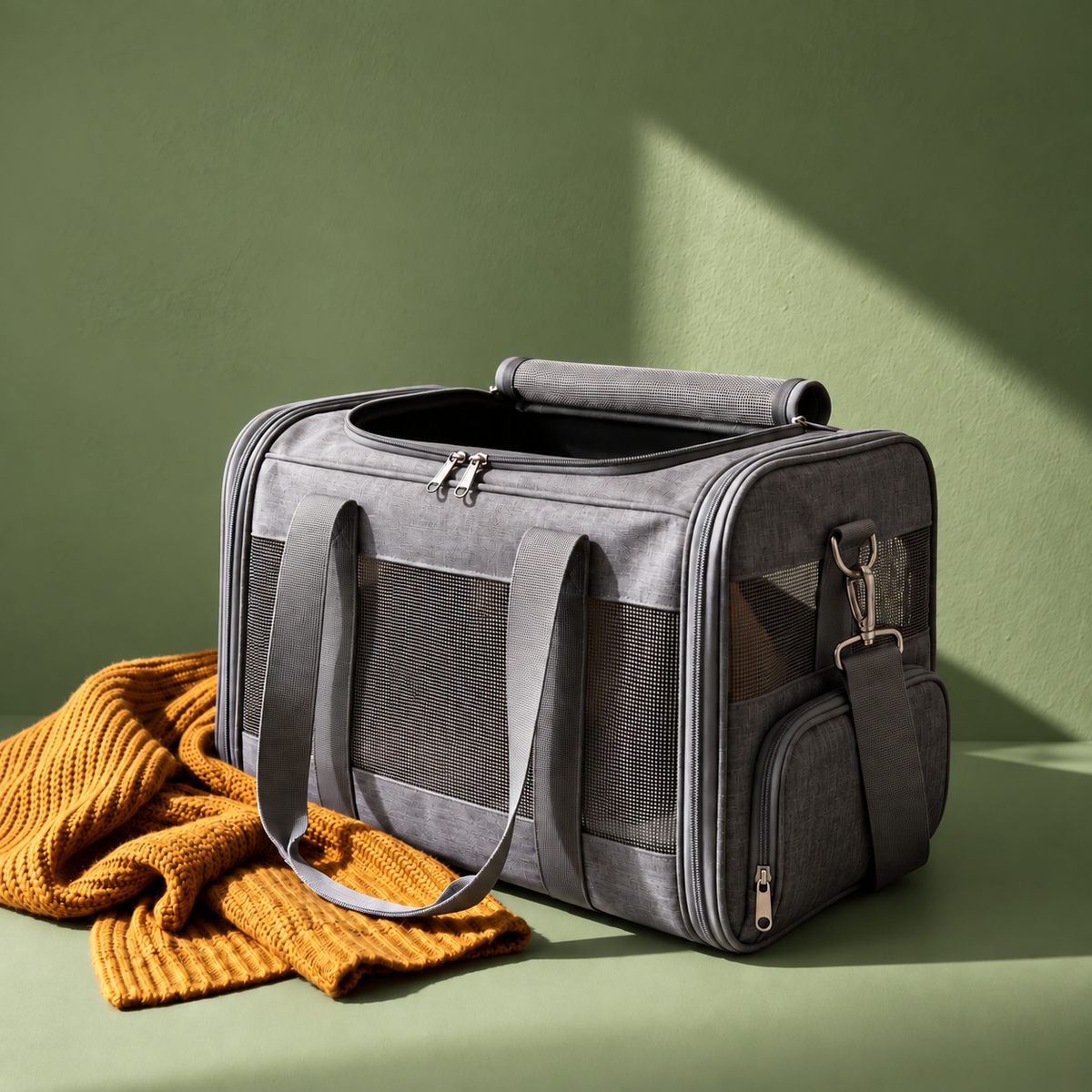 Verano Soft Sided Airline Approved Pet Carrier Bag for Cabin Travel