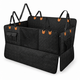 Roamer Waterproof Hard Base Back Seat Dog Bed for Car Travel