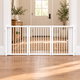 Freestanding Wooden Puppy Gate