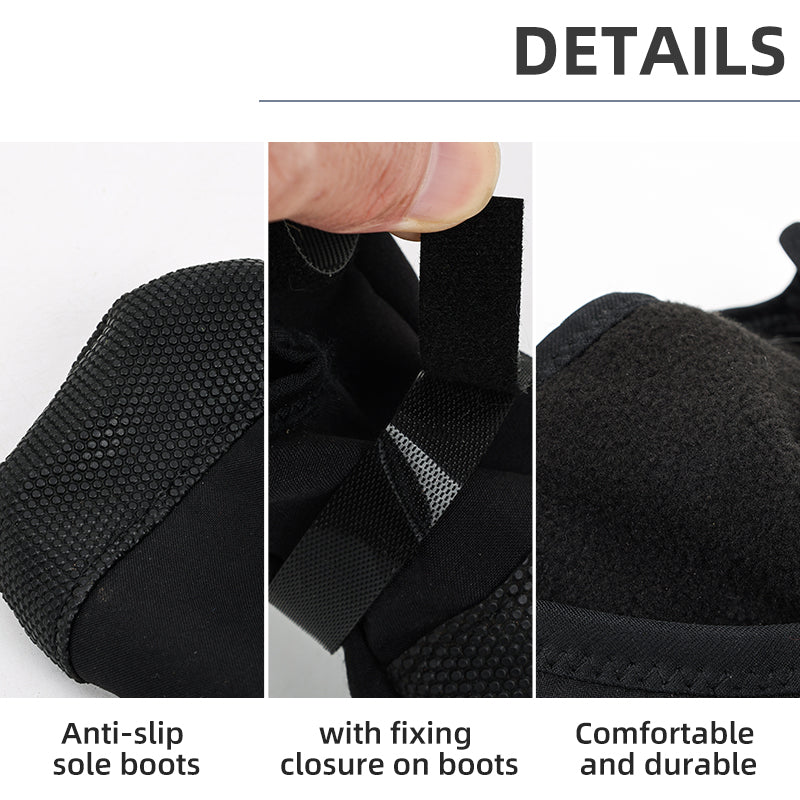 Protective Dog Paw Boot with Anti-Slip Sole