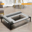 Elevated Mesh Dog Bed with Removable Cushion