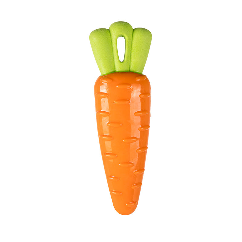 Veggie Bites Chew Dog Toy, Carrot & Corn