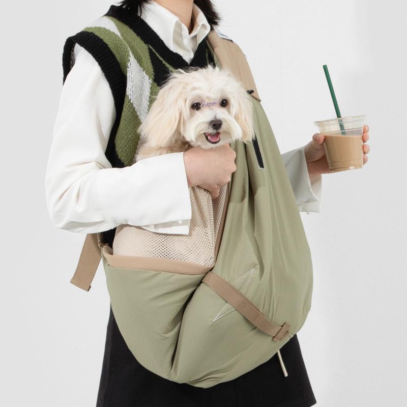 Hands-Free Pet Sling Carrier for Cats & Small Dogs