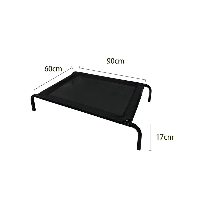 Elevated Breathable Dog Bed with Steel Frame