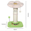 Flower Cat Scratching Post with Plush Bed