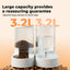 3.2L Compact Gravity Pet Feeder and Water Dispenser Set