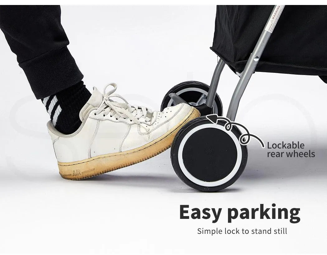 Foldable Pet Stroller for Dogs and Cats up to 15kg