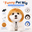 Funny Short Bob Pet Wig for Cats & Small Dogs