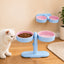 Adjustable Elevated Pet Bowl for Cats & Small Dogs