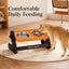 Adjustable Elevated Stainless Steel Bowls for Cats and Dogs