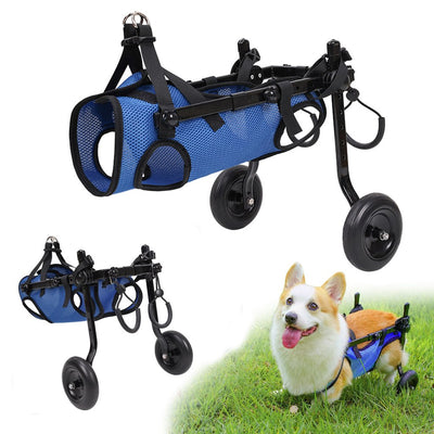 Adjustable Rear Leg Dog Wheelchair for Small Dogs