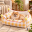 All-Season Pet Sofa Bed with Pillow for Cats and Small Dogs