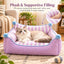 All-Season Pet Sofa Bed with Pillow for Cats and Small Dogs