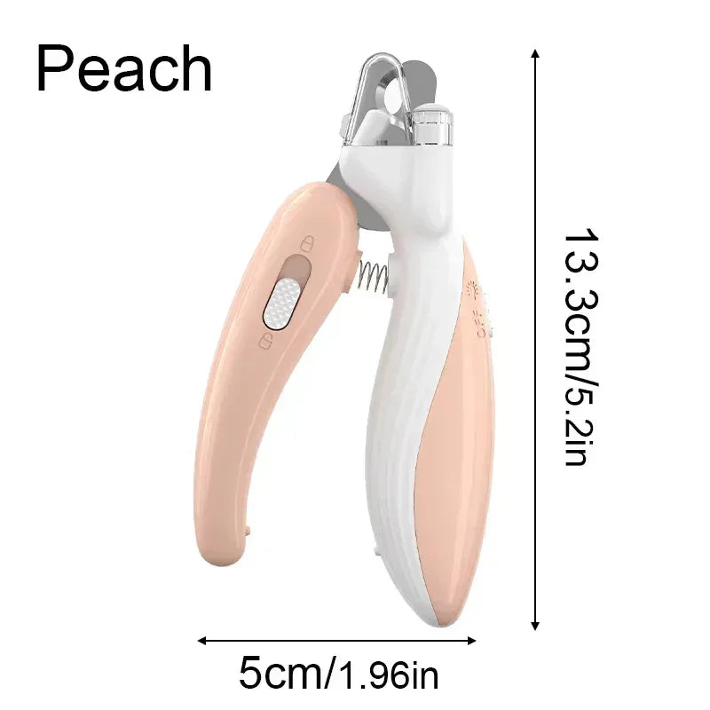 LED Pet Nail Clippers with Safety Lock