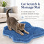 Soft TPR Cat Scratch & Massage Mat for Indoor Cats