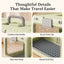Collapsible Pet Travel Carrier - Foldable Hard-Sided Crate