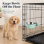 Crate-Mounted Stainless Steel Pet Bowl for Kennels