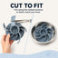 Cut-to-Fit Slow Feeder Insert & Steel Bowl Set