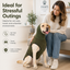 Dog Calming Shirt with Ear Hood for Fireworks & Storms