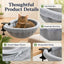 Desk-Mounted Clamp-On Cat Bed