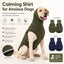 Dog Calming Shirt with Ear Hood for Fireworks & Storms