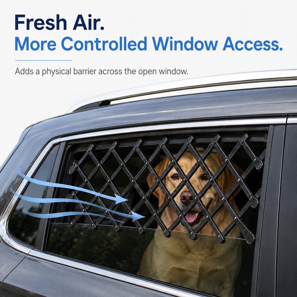 Expandable Dog Car Window Guard