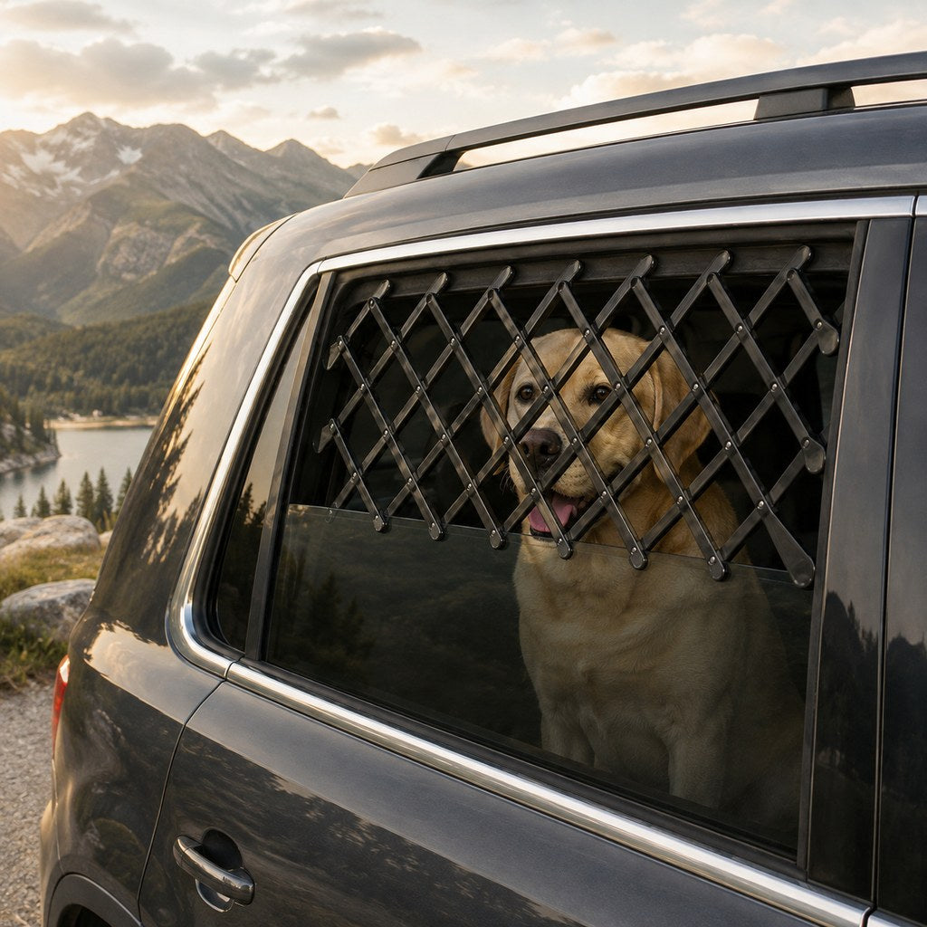 Expandable Dog Car Window Guard