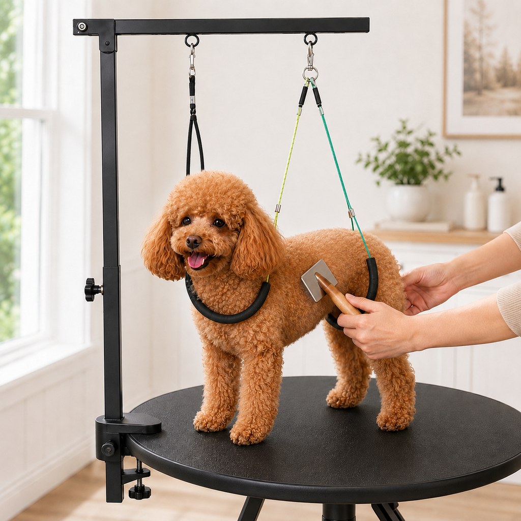 Adjustable Dog Grooming Arm Kit for At-Home Grooming